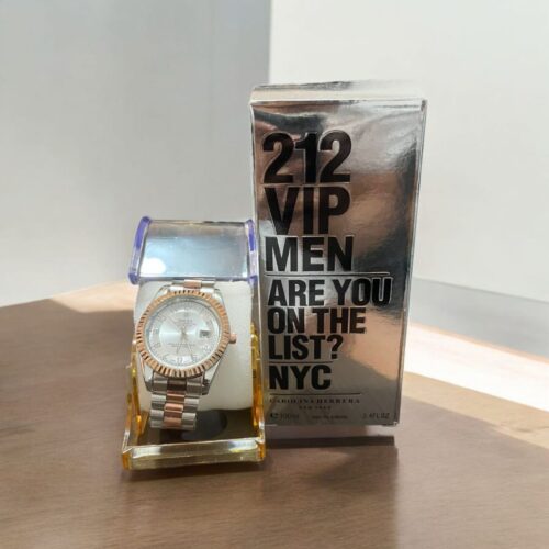 Perfume 212 Vip Men Y Reloj Rolex