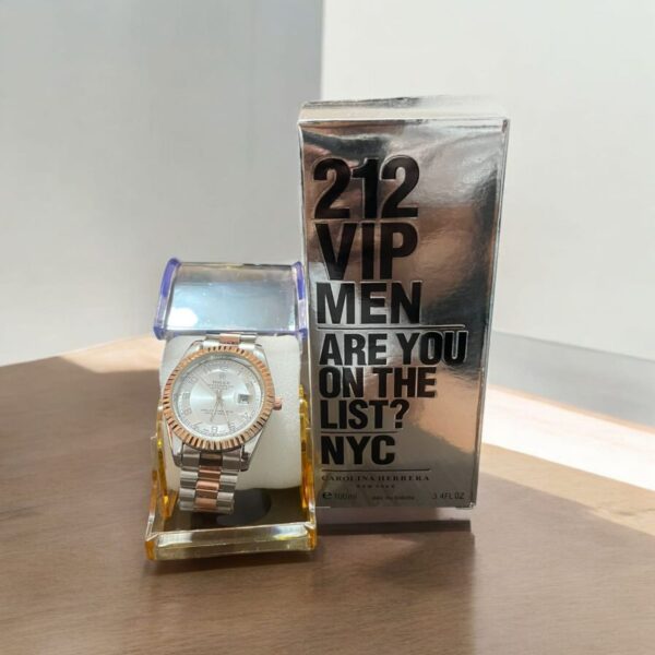 Perfume 212 Vip Men Y Reloj Rolex